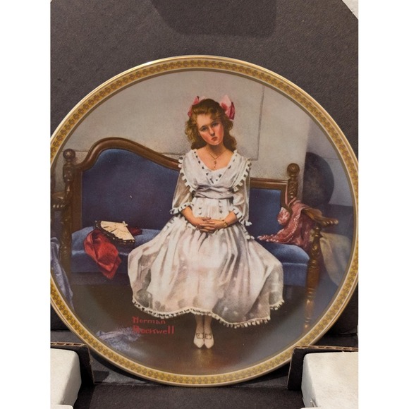Norman Rockwell Other - Norman Rockwell "Waiting at the Dance" Heritage Collection COA